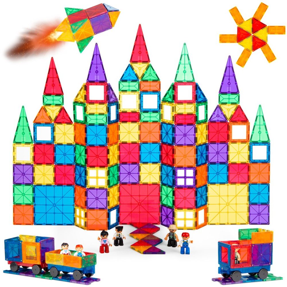 265-Piece Kids Magnetic Tiles Set Construction Building Blocks Educational STEM